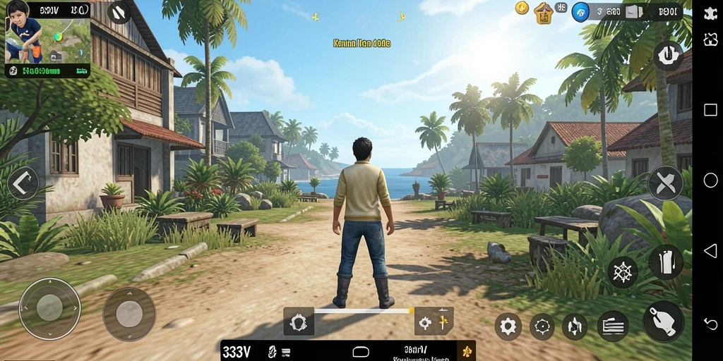 Screenshot gameplay 333V menampilkan aktivitas simulasi yang menarik.