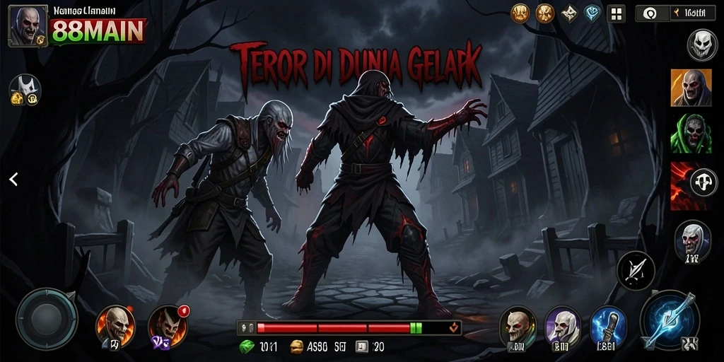 Gameplay seram yang mendebarkan di 88MAIN.