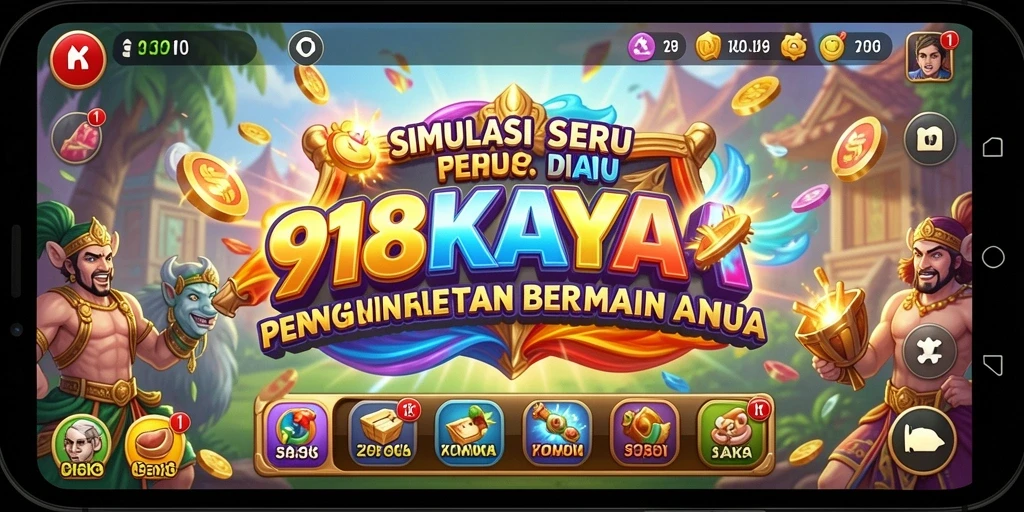 Tangkapan layar utama 918KAYA menampilkan aksi gameplay yang seru dan dinamis.