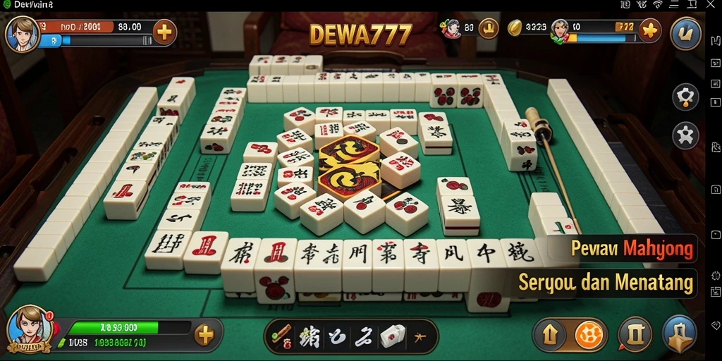 Gameplay menarik DEWA777 dengan tampilan Mahjong yang fantastis.
