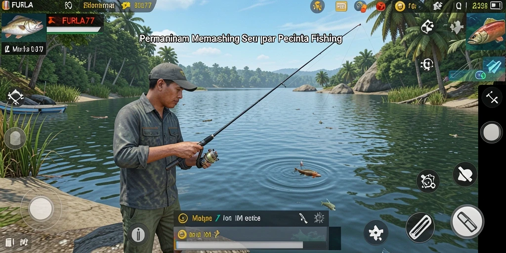 Screenshot FURLA77 menunjukkan aksi memancing yang mendebarkan dan grafis yang memukau.