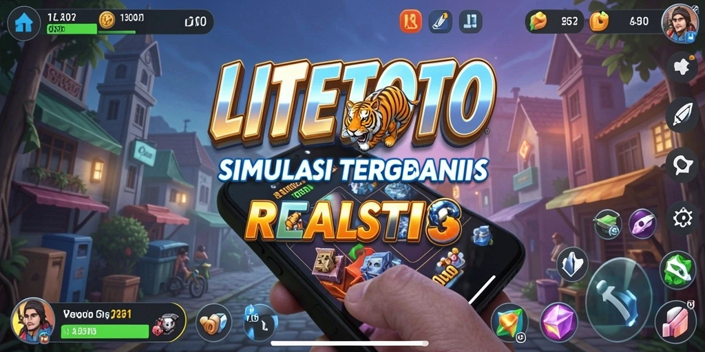 Tampilan gameplay LITETOTO yang realistis dan menarik.