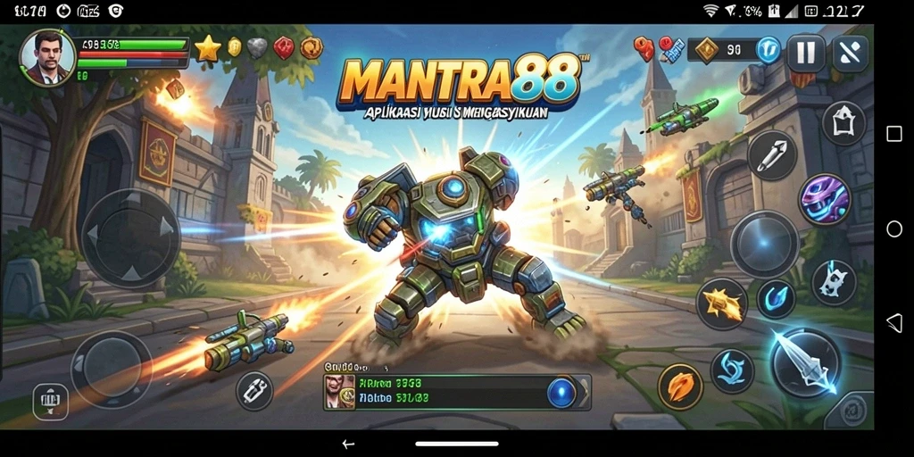 Tampilan gameplay menarik di <strong>MANTRA88</strong> dengan grafis realistis.