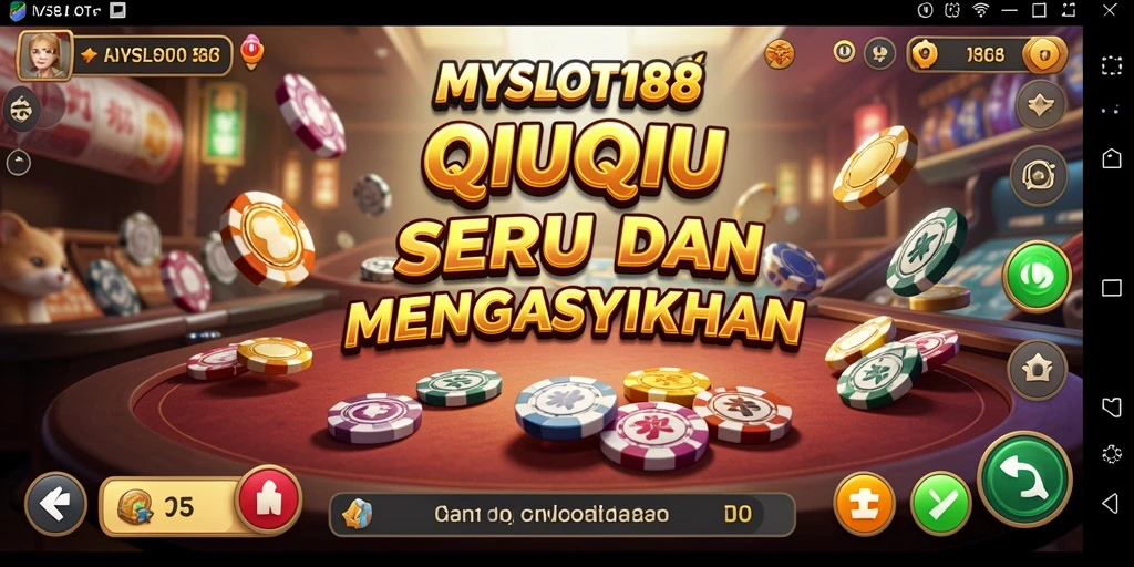 Screenshot gameplay MYSLOT188 menunjukkan momen seru permainan QiuQiu.