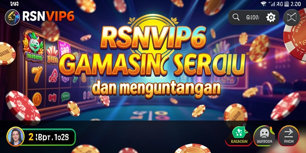 Tampilan menarik gameplay seru di RSNVIP6.