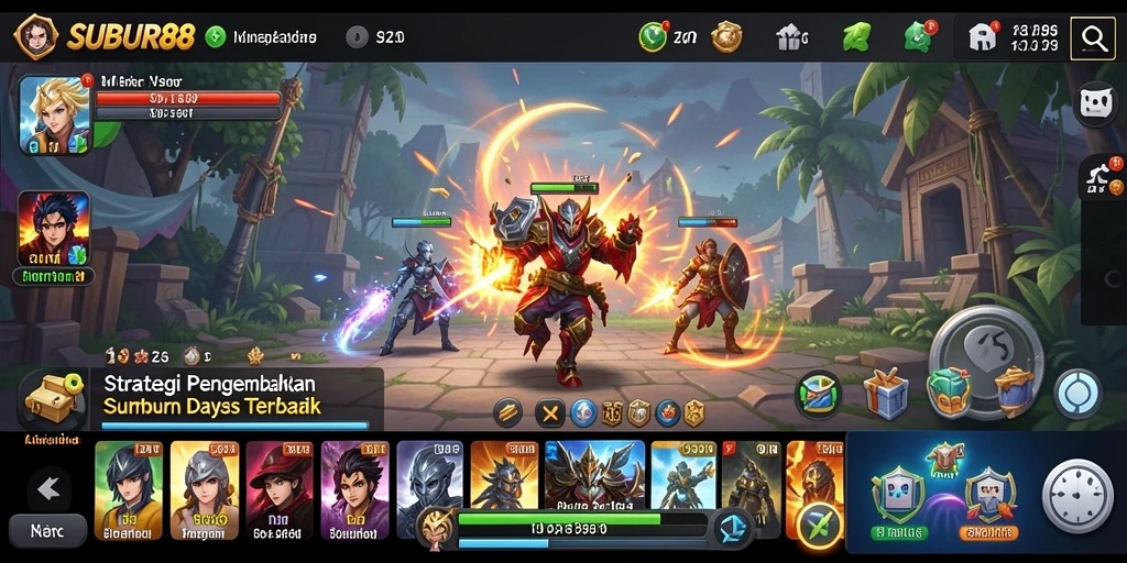 Tampilan kerajinan dan pengelolaan sumber daya dalam gameplay SUBUR88.