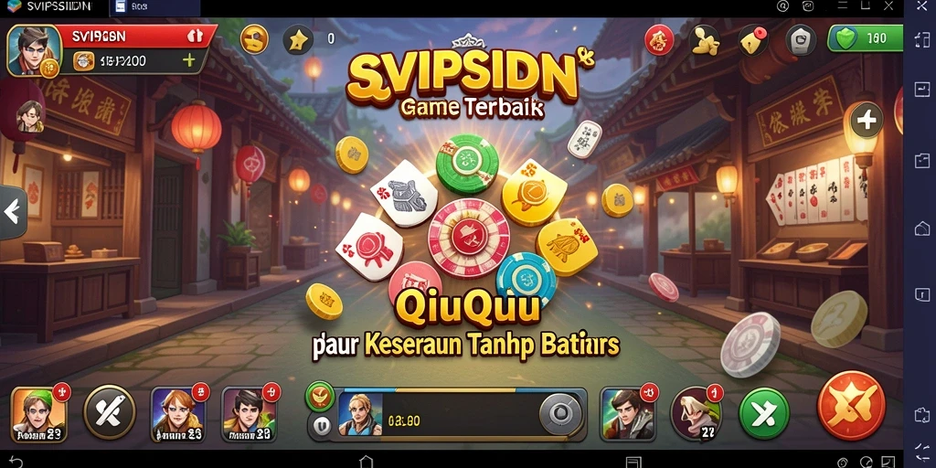 Screenshot gameplay QiuQiu yang menampilkan keseruan permainan.
