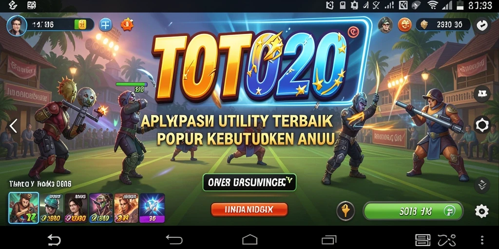 Tampilan antarmuka TOTO20 yang sederhana dan efisien untuk kebutuhan Utility.